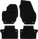 Black Velvet Floor Mats for Volvo S80 II Sedan 2010-2017