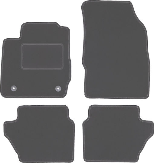 Graphite Car Mats Ford Fiesta Mk7 Hatchback 2008-2011