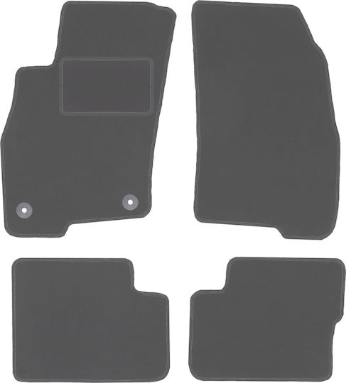 Graphite Car Mats Fiat Grande Punto Hatchback 2005-2009
