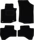 Black Velvet Floor Mats Peugeot 107 Hatchback 2005-2014