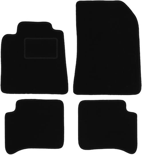 Covorașe catifea negre Renault Vel Satis Liftback Hatchback 2001-2010