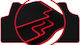 Carlux Red Car Mats Fiat Scudo II Van 2007-2016