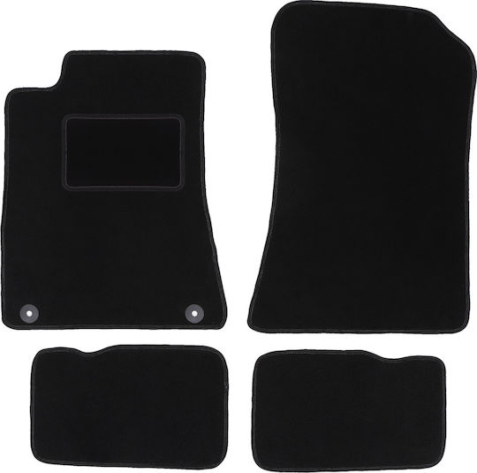 Black Velvet Floor Mats Mercedes Sl R129 Roadster 1998-2002
