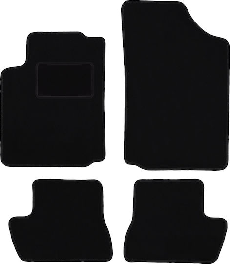 Covorașe de podea catifea neagră Citroen C3 Pluriel Cabrio 2003-2010