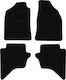 Black Velvet Car Mats Ford Ranger Mk2 Pickup 2007-2012