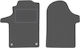 Graphite Car Mats Toyota Corolla Verso Ii 7-Seater 2004-2009