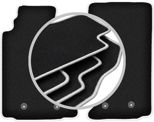 Carlux Silver Car Mats Mazda MX-5 III Cabrio 2005-2015