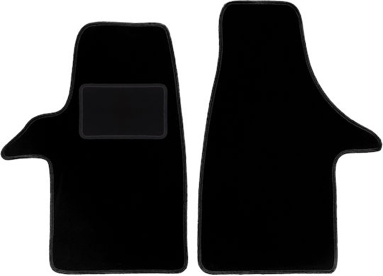 Black Velvet Car Mats Volkswagen Transporter T5 Delivery 2003-2015