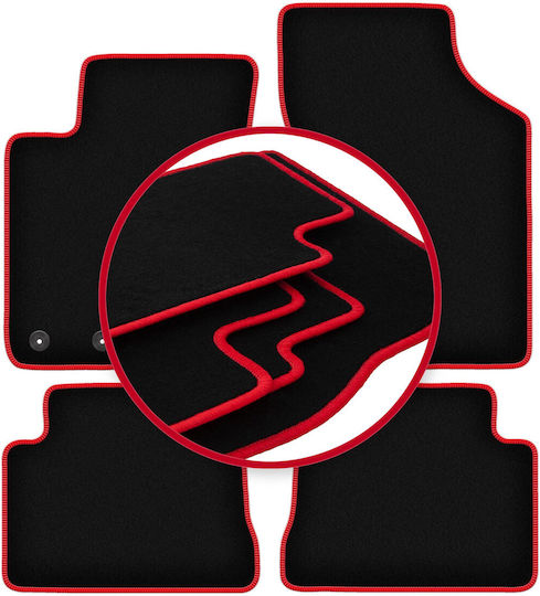 Carlux-rote Autoteppiche Hyundai Getz Hatchback 2002-2010