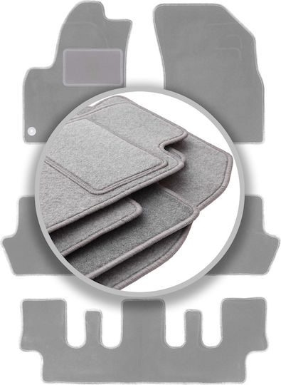 Graue Autoteppiche Citroen C4 Grand Picasso 7-Sitzer 2006-2013