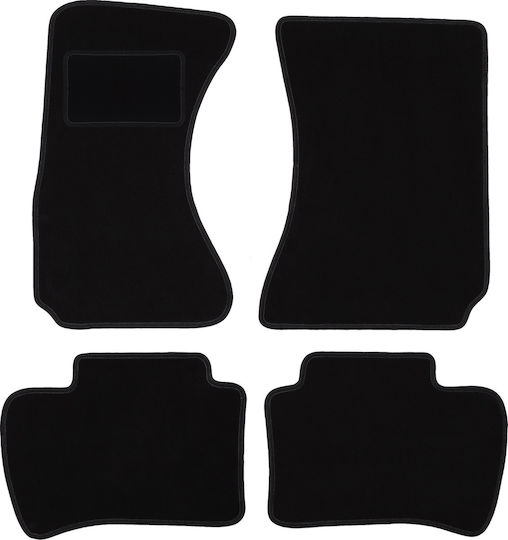 Schwarze Samt-Fußmatten Daihatsu Terios I SUV 1997-2005
