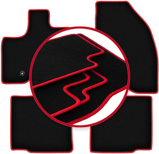 Carlux Red Car Mats for Ford Explorer Mk5 SUV 2010-2019