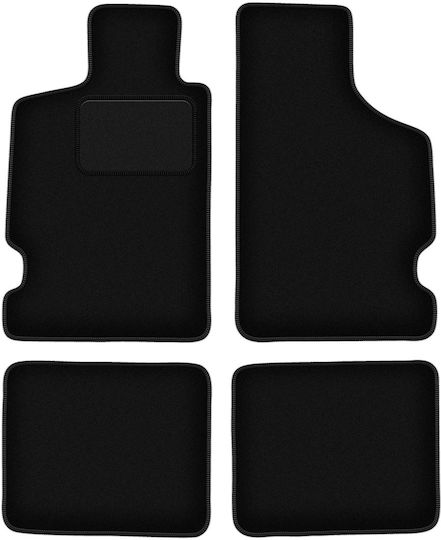 Black Velvet Floor Mats Citroen Saxo Hatchback 1996-2003