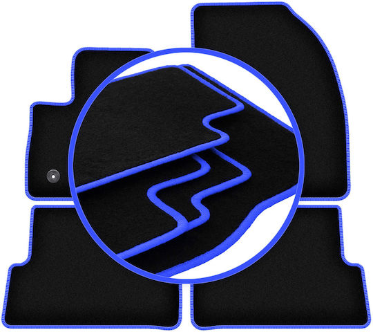 Carlux Blue Car Floor Mats for Ford Grand C-Max Minivan 2011-2015