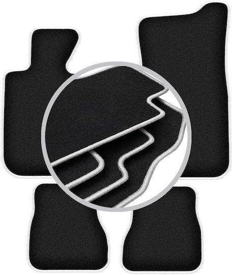 Carlux-silver Car Mats Bmw 3 E30 Cabriolet 1986-1993