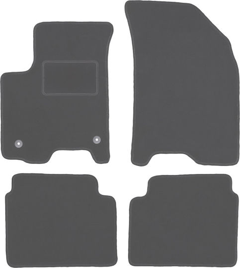 Graphite Car Mats Chevrolet Aveo I T200 T250 Hatchback Sedan 2002-2011