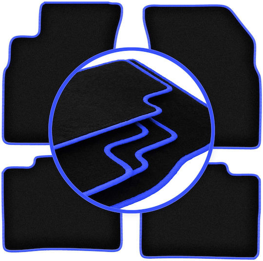 Carlux-blue Car Mats Hyundai Sonata Iv Sedan 2005-2010