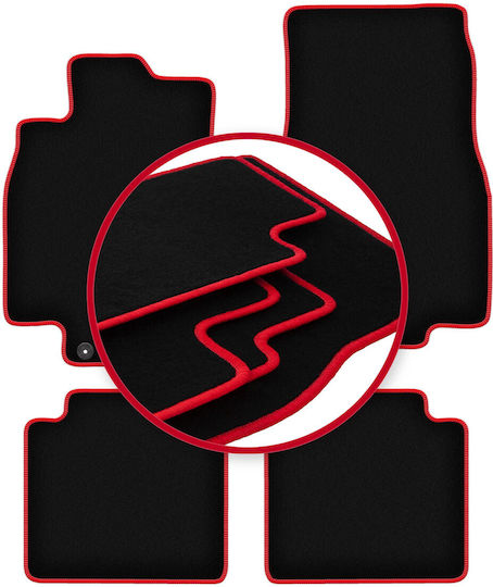 Carlux-red Car Mats Mercedes B-class W245 Hatchback 2005-2011