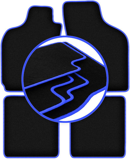 Carlux-blue Car Mats Fiat Palio Weekend Station Wagon 1996-2004