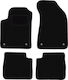 Black Velvet Floor Mats Lancia Delta Iii Hatchback 2008-2014
