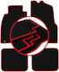 Carlux Red Car Mats Mitsubishi Carisma Sedan Liftback Hatchback 1995-2004