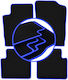 Carlux-blaue Auto-Fußmatten Citroen Xsara Break Kombi Hatchback 1997-2006