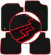 Carlux-red Car Mats Daihatsu Cuore Vii L276 Hatchback 2007
