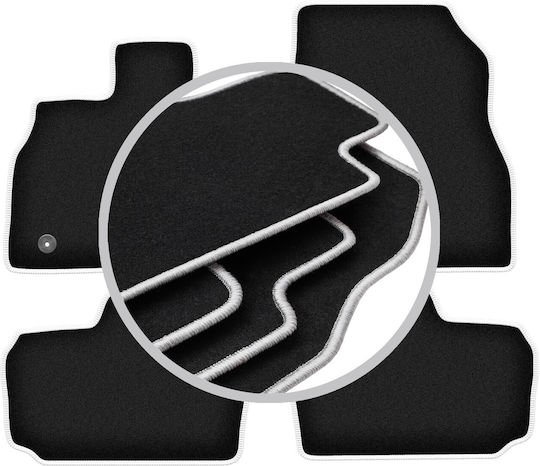 Carlux-silver Car Mats Nissan Leaf I Hatchback 2010-2017