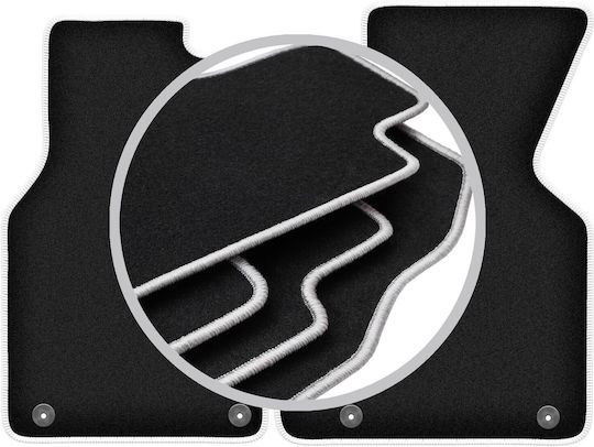 Carlux-silver Car Mats Volkswagen Transporter T4 Van 1993-2001