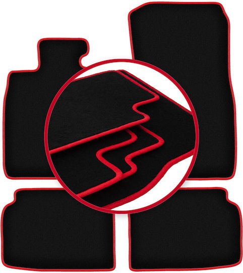 Carlux Red Car Mats Bmw 7 F01 Sedan 2008-2015