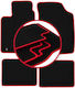 Carlux-red Car Mats Renault Thalia I Sedan 2000-2010