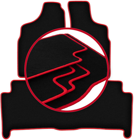 Carlux-red Car Mats Nissan Terrano Ii Suv 1993-2005