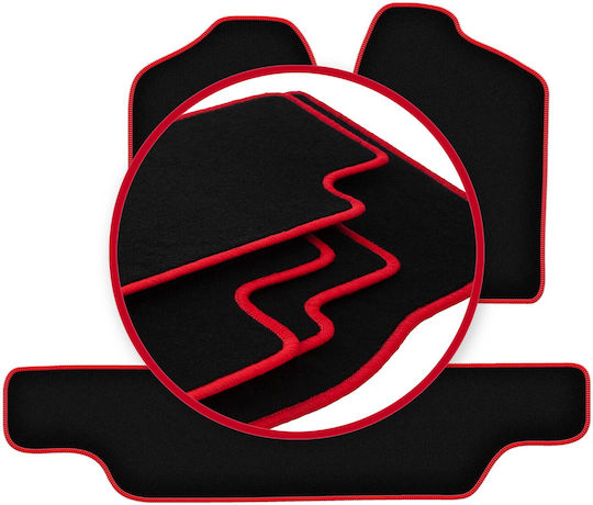 Carlux Red Car Mats Opel Frontera 3-Door 1991-1998