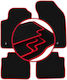 Carlux Red Car Mats Lancia Delta III Hatchback 2008-2014