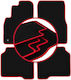 Carlux Red Car Mats Hyundai Terracan SUV 2001-2006