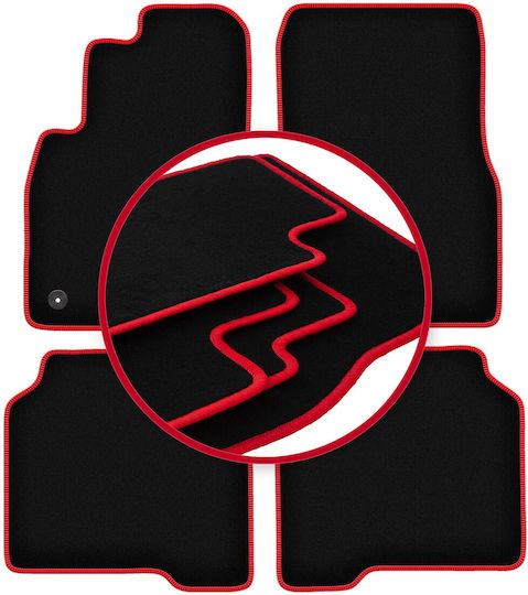 Carlux Red Car Mats Hyundai Terracan SUV 2001-2006