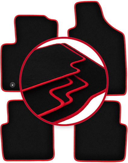 Carlux-red Car Mats Ford Ka Mk2 Fl Hatchback 2012-2018
