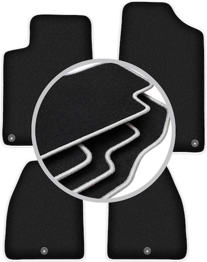 Carlux-silver Car Mats Peugeot 607 Sedan 1999-2010