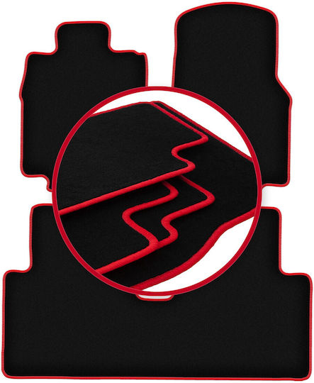 Carlux-rote Autoteppiche Mercedes Vaneo W414 Minivan 2001-2005