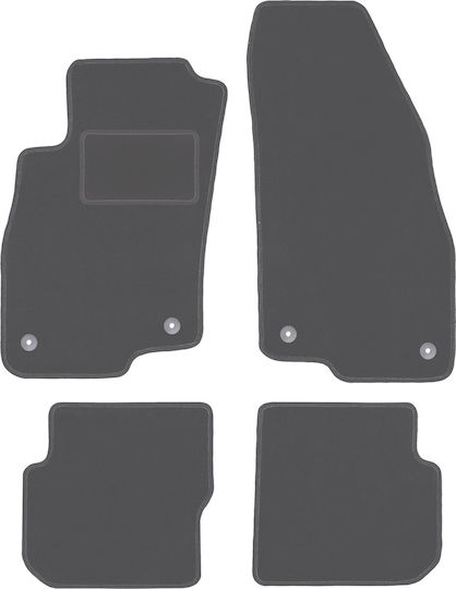 Graphite Car Mats Alfa Romeo Mito Hatchback 2008-2019