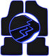 Carlux Blue Car Mats Fiat Seicento Hatchback 1998-2010