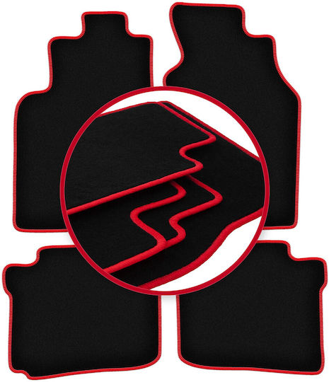 Carlux-rote Autoteppiche Mitsubishi Space Star Minivan 1999-2005