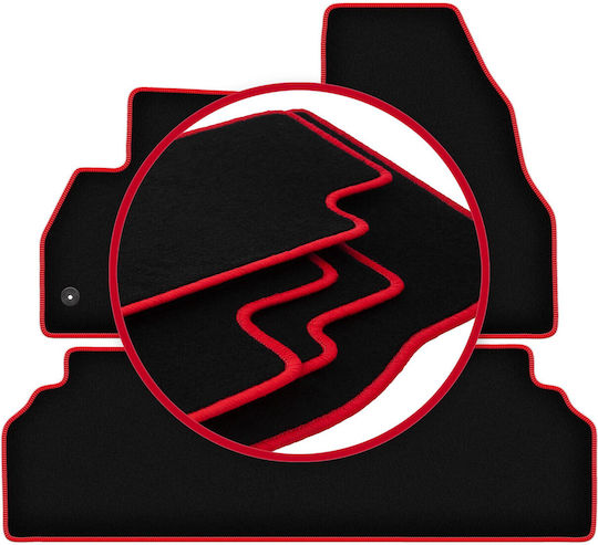 Carlux-red Car Mats Mercedes Citan Van 2012