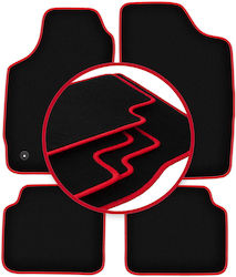 Carlux-red Car Mats Peugeot 309 Liftback 1985-1993
