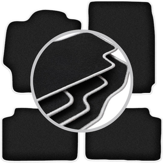 Carlux-silver Car Mats Mazda 323 Bj Sedan Hatchback Estate Wagon 1998-2003