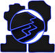 Carlux-blue Car Mats Peugeot 1007 Minivan 2004-2009