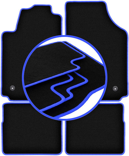 Carlux-blue Car Floor Mats Audi A2 Hatchback 2000-2005