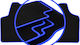Carlux-blue Car Mats Toyota Proace I Van 2013-2016