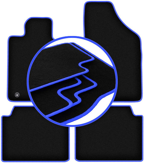 Carlux-blaue Autoteppiche Renault Safrane Liftback 1992-2000