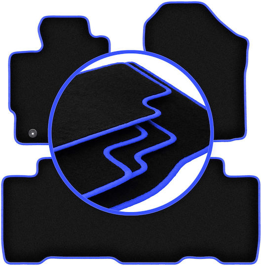 Carlux-blaue Autoteppiche Toyota Verso-s Minivan 2010-2015
